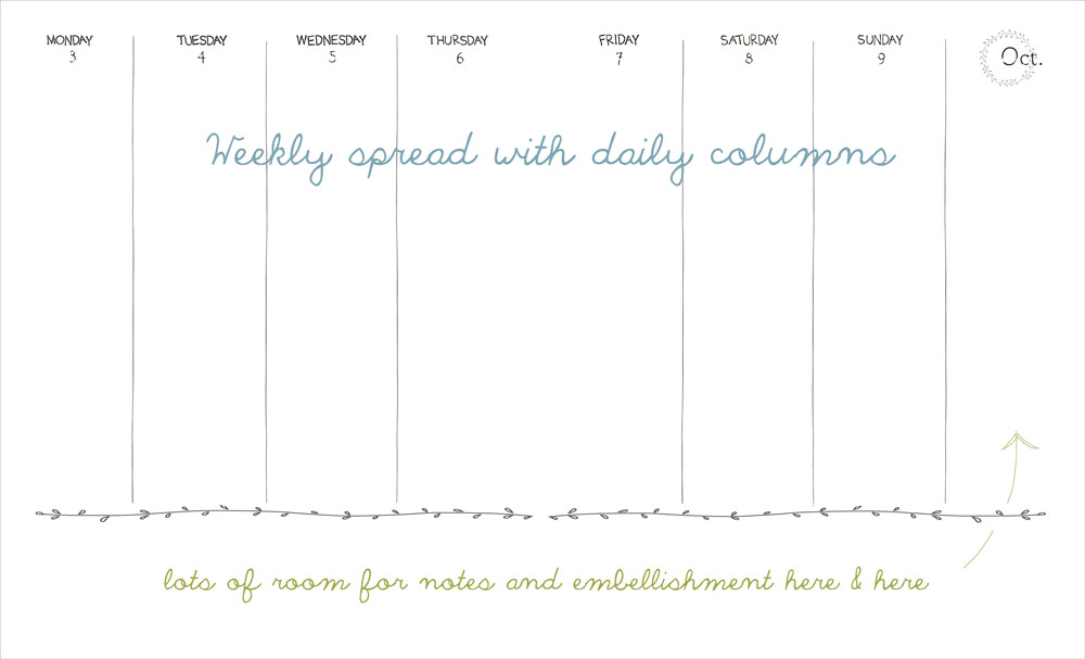 weekly-columns-for-daybook-page-with-border